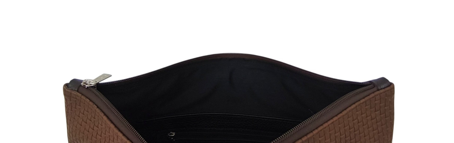 Premium Brown Textured Leather Tallit & Tefillin Bag Set