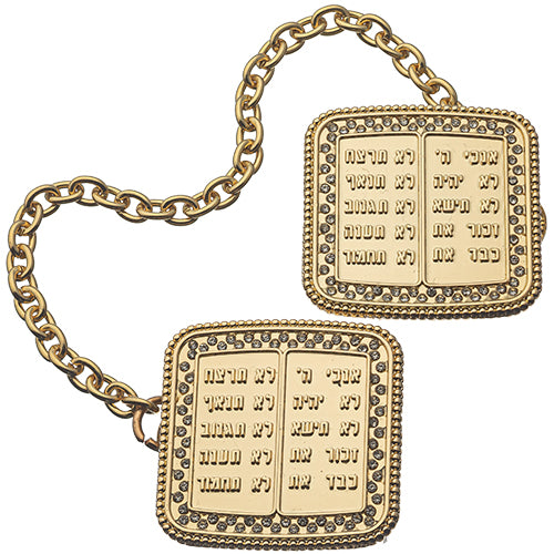 Ten Commandments Tallit Clips