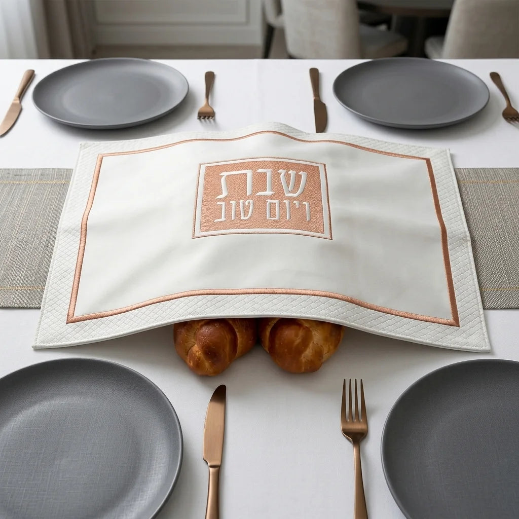 Rose Gold Heritage Challah Cover