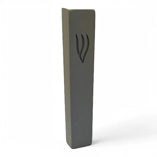Concrete Mezuzah Case - Gray- Rectangle