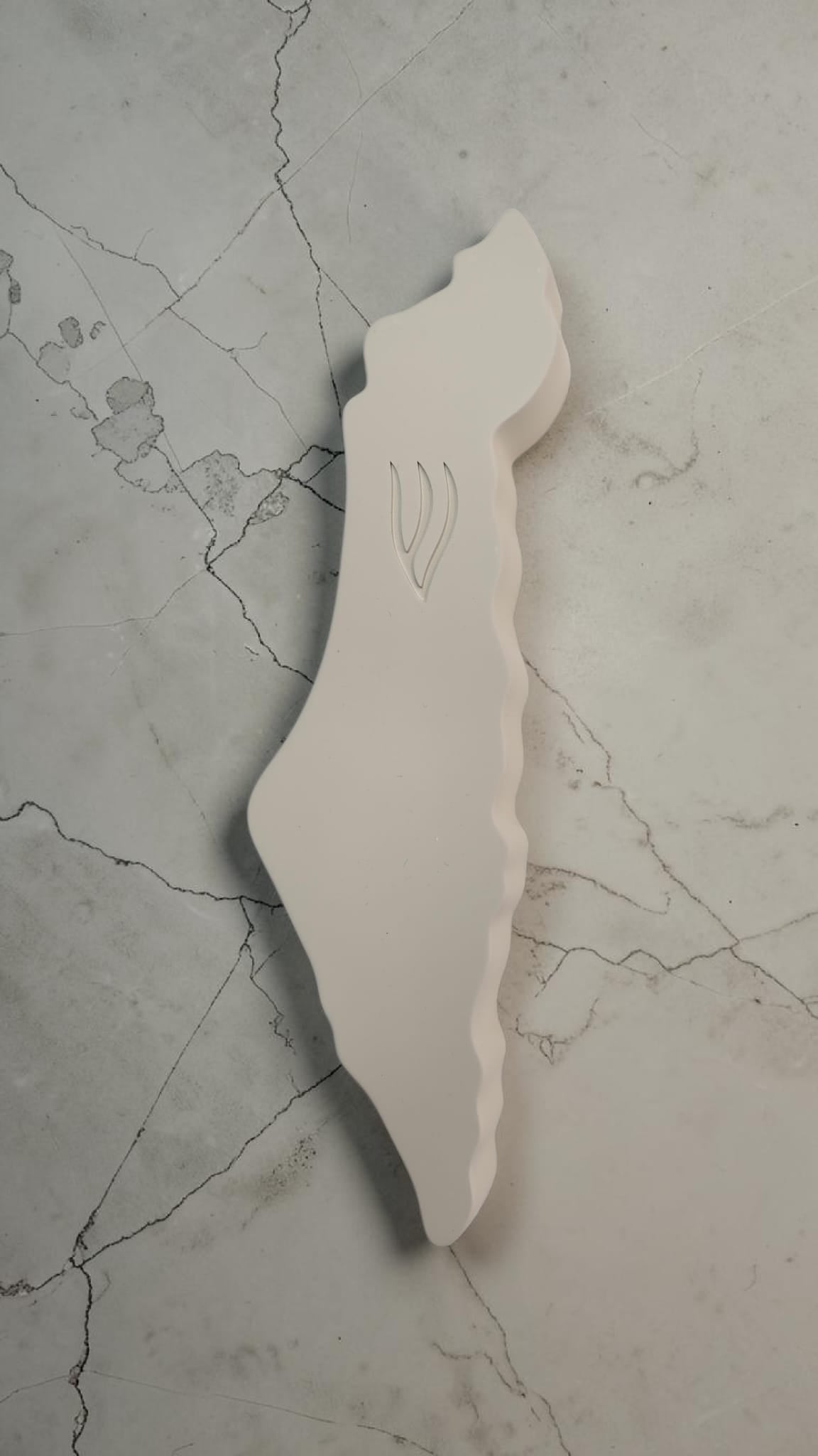 Concrete Israel Map Mezuzah Case