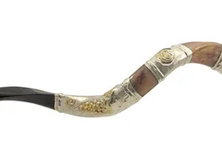 Silver Plated Kudu Yemenite Shofar - Ark of the Covenant