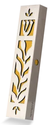 stainless steel and acrylic mezuzah case