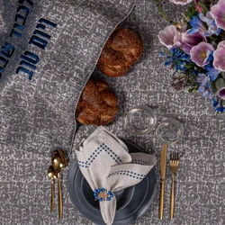 Madrid Tablecloth – Blue