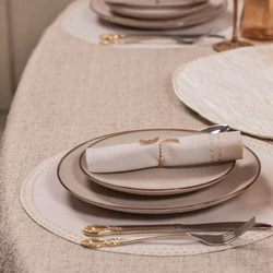 Madrid Tablecloth – Stone