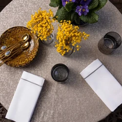 Ferrara Tablecloth – Stone