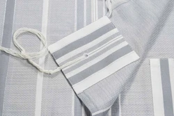 SAPIR-GRAY-Special Modern Tallit- Non Slip-Pure Wool- Made in ISRAEL