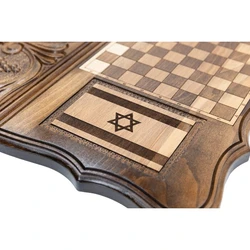 Beitar Jerusalem Deluxe Chess & Backgammon Set