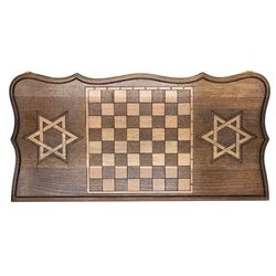 Ten Commandments Heritage Chess & Backgammon Set