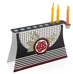 Hanukkah Menorah Flower Model