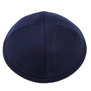 Dark Blue – Fabric Kippah – Classic Yarmulke