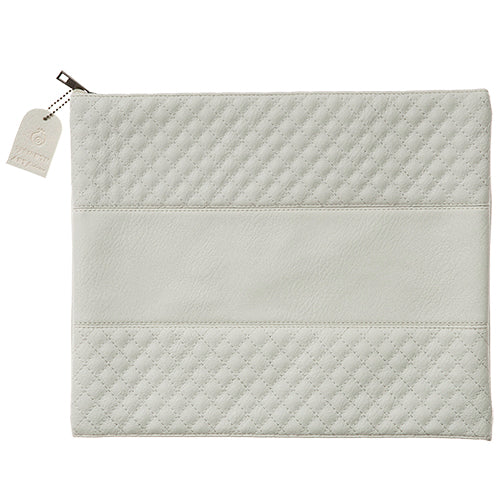 Faux Leather Tallit Bag – Single Bag - White