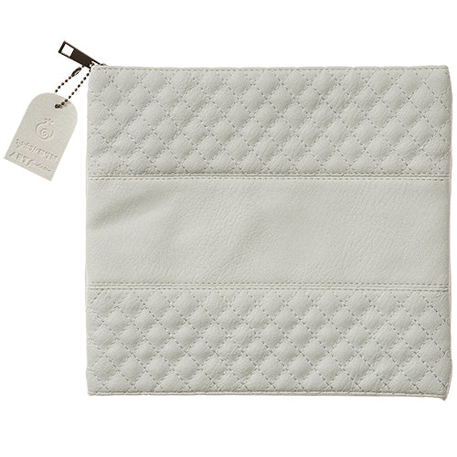 Faux Leather Tefillin Bag – Single Bag - White