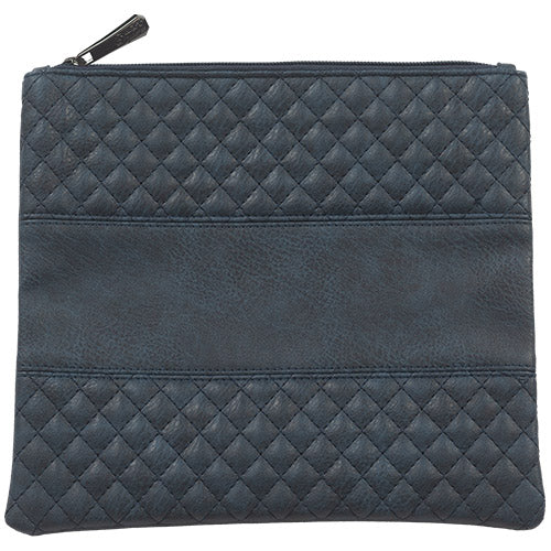 Faux Leather Tefillin Bag – Single Bag - Dark Blue