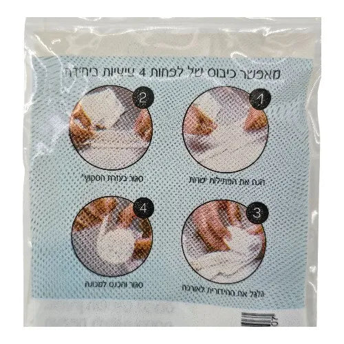 Tzitzit Wash Guard Strap – Velcro Protector for Tzitzit Strings