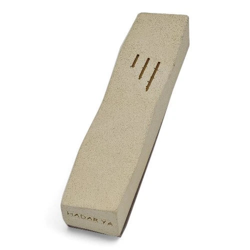 Concrete Mezuzah Case - Beige- Geometric