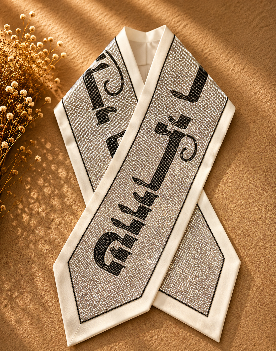 “Shiviti Hashem L’Negdi Tamid” Crystal Atarah – Handmade in Israel