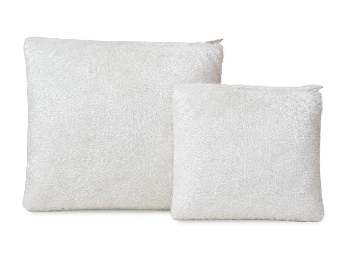 Premium Genuine Leather & Natural Fur Tallit & Tefillin Bag Set – Solid White Fur Edition
