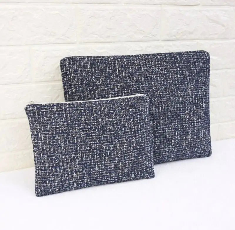 Handmade Linen Tallit & Tefillin Bag Set – Dark Gray