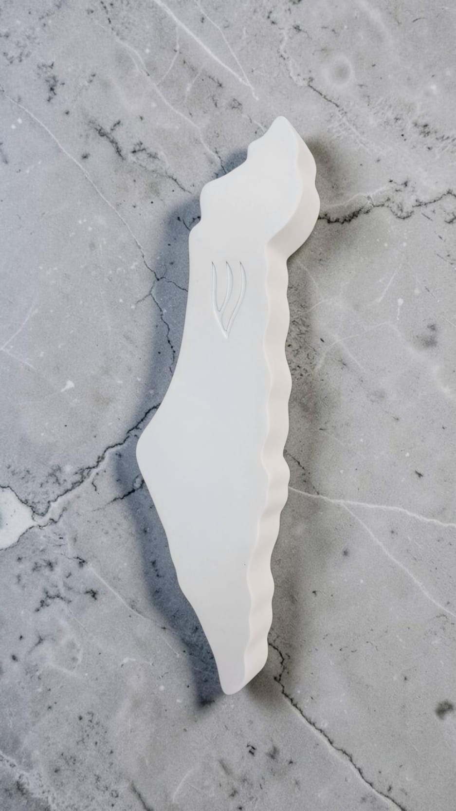 Concrete Israel Map Mezuzah Case
