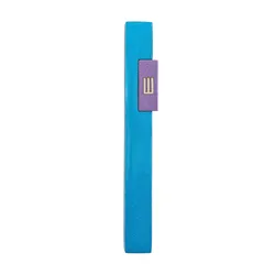Mezuzah + Pop-out Rectangle - Turquoise + Blue