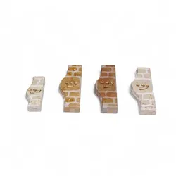 Hand Made Stone Mezuzah Case- Western Wall- Special cut