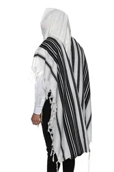 HABAD Tallit with gentle non-slip texsture