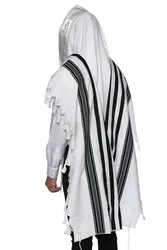 100% Cotton Talit-Black stripes