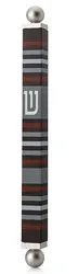 Modern, narrow mezuzah case