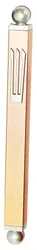Modern mezuzah case- Gold
