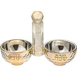 Crystal Salt & Peper Holders