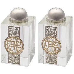 Crystal Salt & Peper Holders