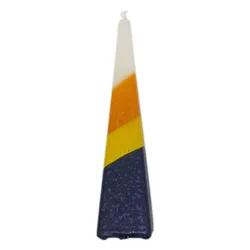 Decorated Pyramid Havdalah Candle