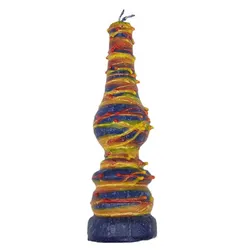 Special Decorated Lantern Havdalah candle - Colorful