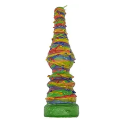 Special Decorated Lantern Havdalah candle - Colorful