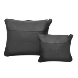 Leather Tallit&Tefillin Bags- Black