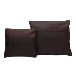 Leather Tallit&Tefillin Bags- Brown
