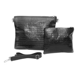 Leather Tallit&Tefillin Bags- Black