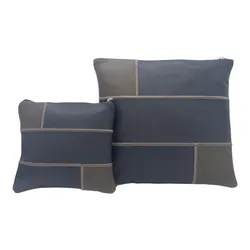 Leather Tallit&Tefillin Bags- Blue&Gray