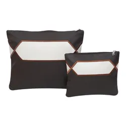 Leather Tallit&Tefillin Bags- Black