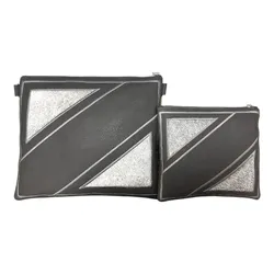 Leather&Fur Tallit&Tefillin Bags- Gray