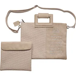 Leatherette Talit - Tefilin Set with Bold Embroidery