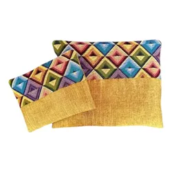 Colorful combined tallit and tefillin bag set