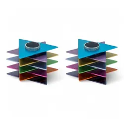 Candlesticks - Magen David - Multicolor