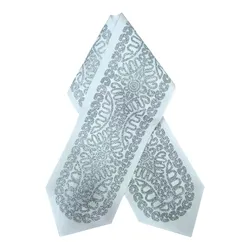 Sublimation Atara for Tallit- Silver