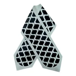 Velvet&Sublimation Atara for Tallit- Black