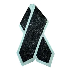 Crystal Stones Atara for Tallit- Black