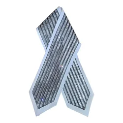 Crystal Stones Atara for Tallit- Black