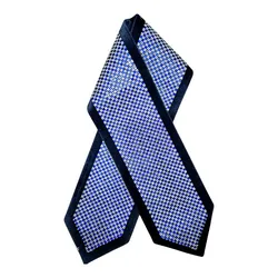 Crystal Stones&Black Velvet Atara for Tallit- Blue