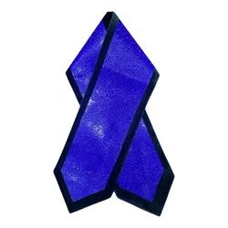 Crystal Stones&Black Velvet Atara for Tallit- White